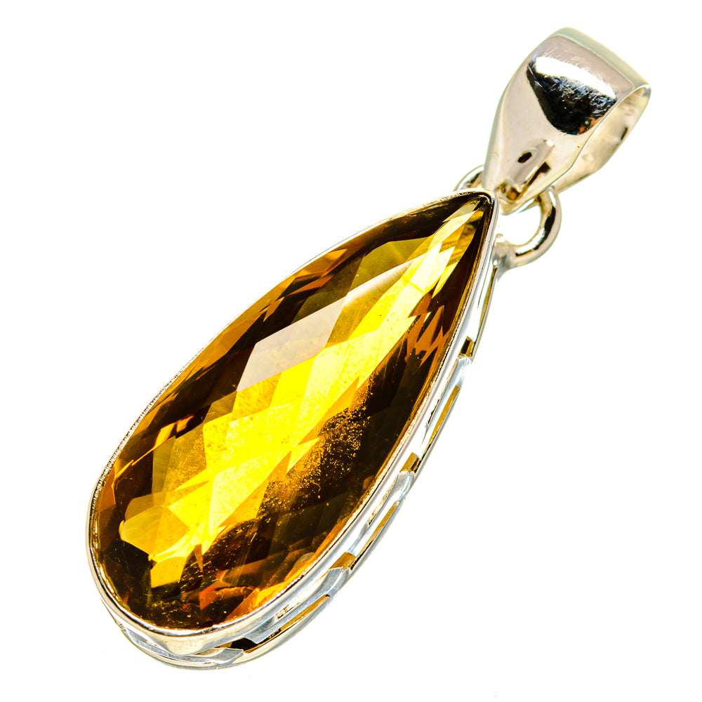 Lemon Quartz Pendants handcrafted by Anasilvercos - PD756912