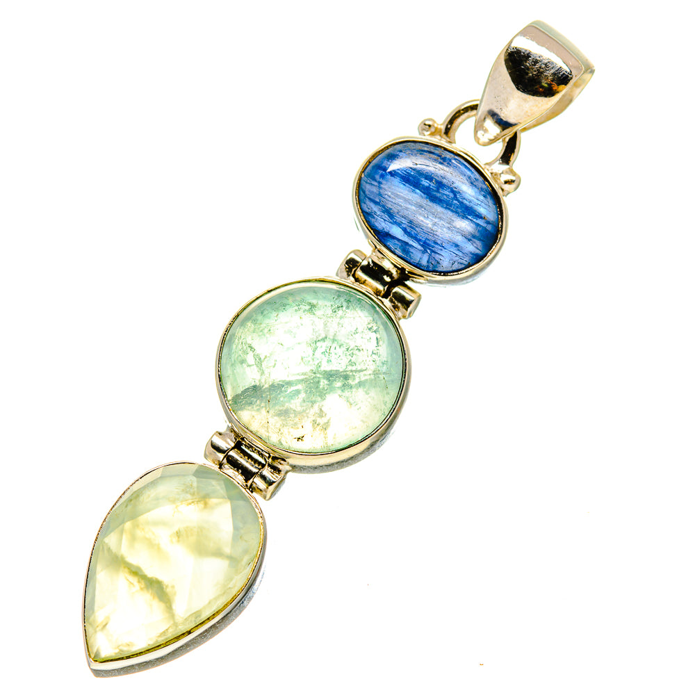 Prehnite Pendants handcrafted by Anasilvercos - PD756922