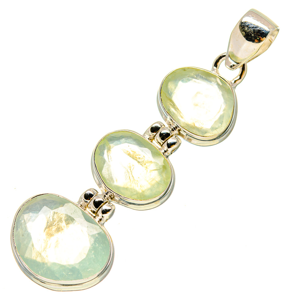 Prehnite Pendants handcrafted by Anasilvercos - PD756923