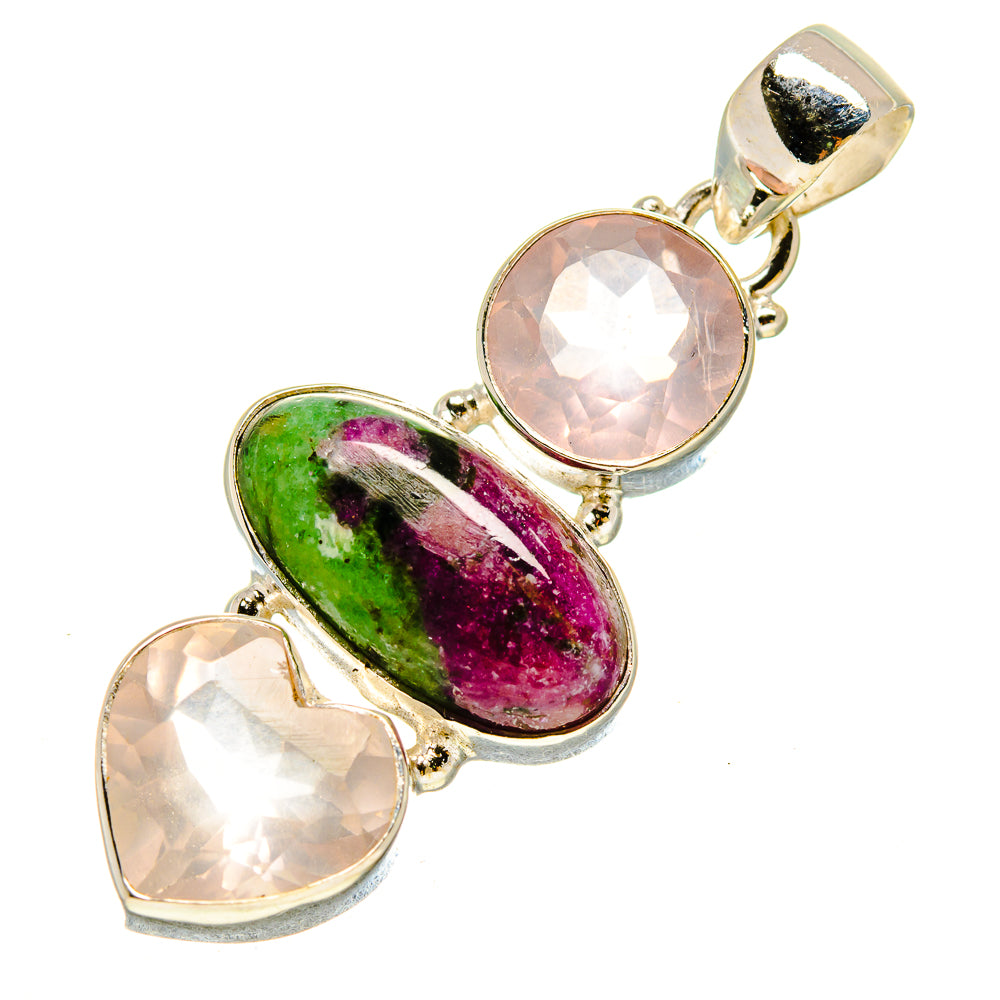 Ruby Zoisite Pendants handcrafted by Anasilvercos - PD756926