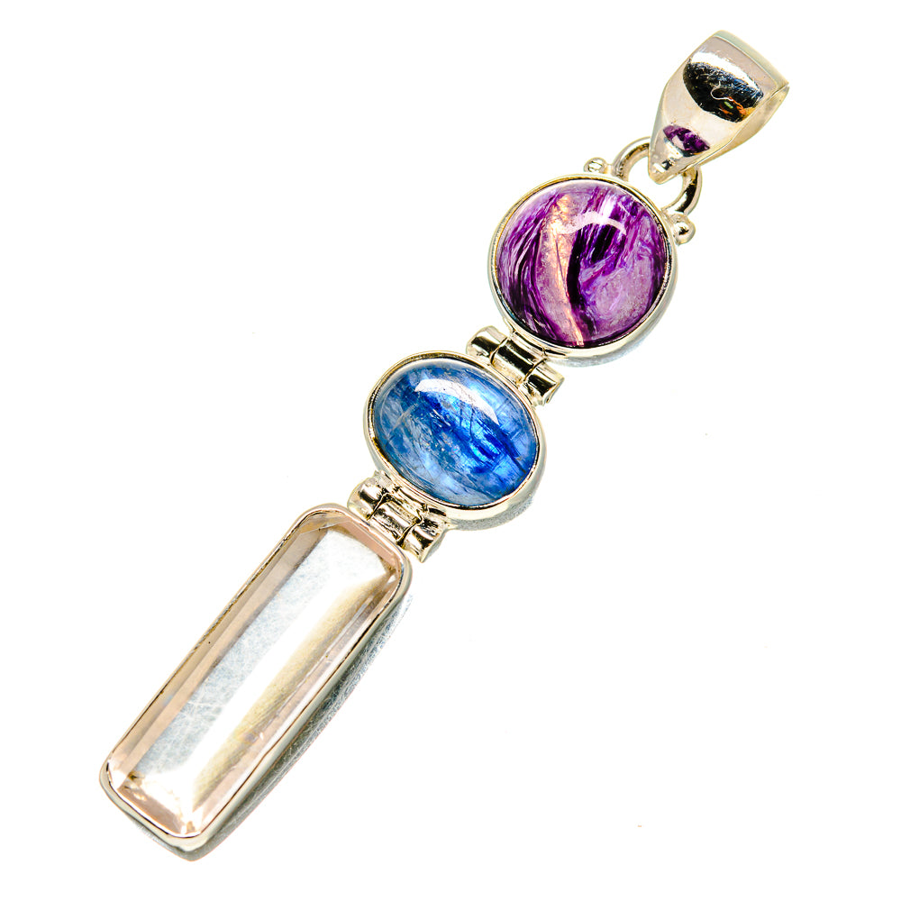 White Quartz Pendants handcrafted by Anasilvercos - PD756927