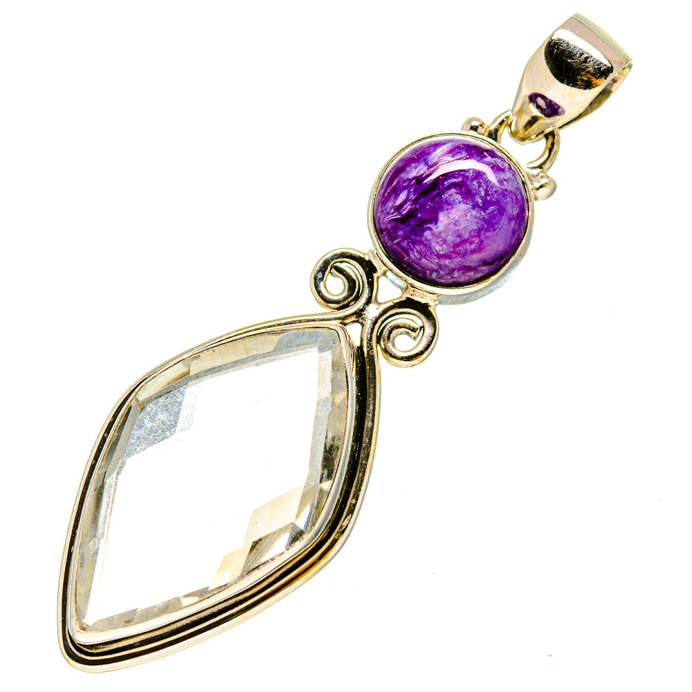 White Quartz Pendants handcrafted by Anasilvercos - PD756928
