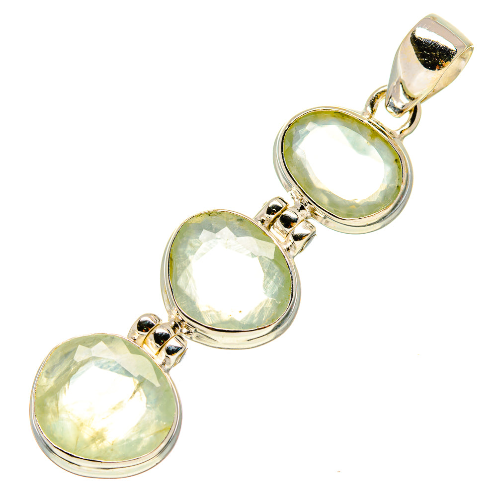 Prehnite Pendants handcrafted by Anasilvercos - PD756932