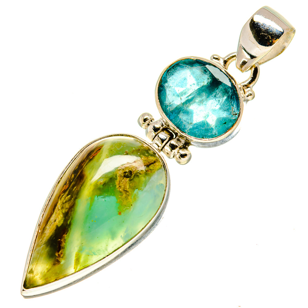 Peruvian Opal Pendants handcrafted by Anasilvercos - PD756933