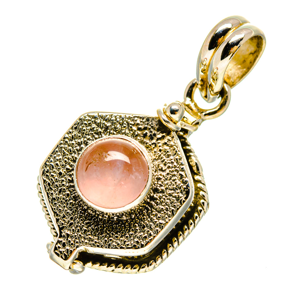 Rose Quartz Pendants handcrafted by Anasilvercos - PD756948