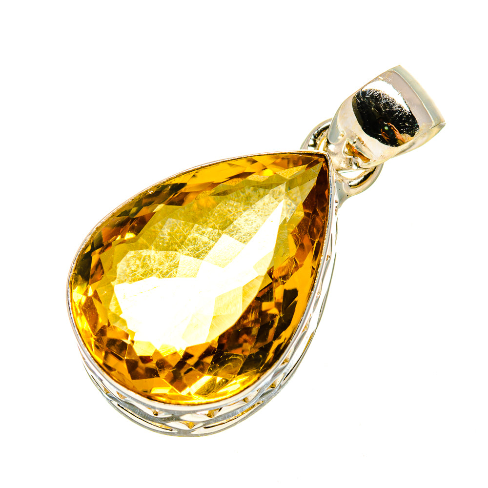 Lemon Quartz Pendants handcrafted by Anasilvercos - PD756961