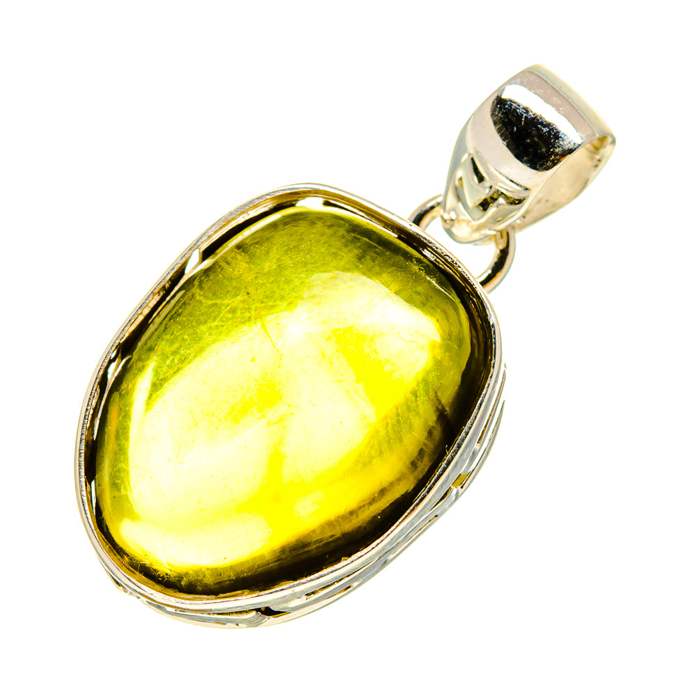 Olive Quartz Pendants handcrafted by Anasilvercos - PD756963