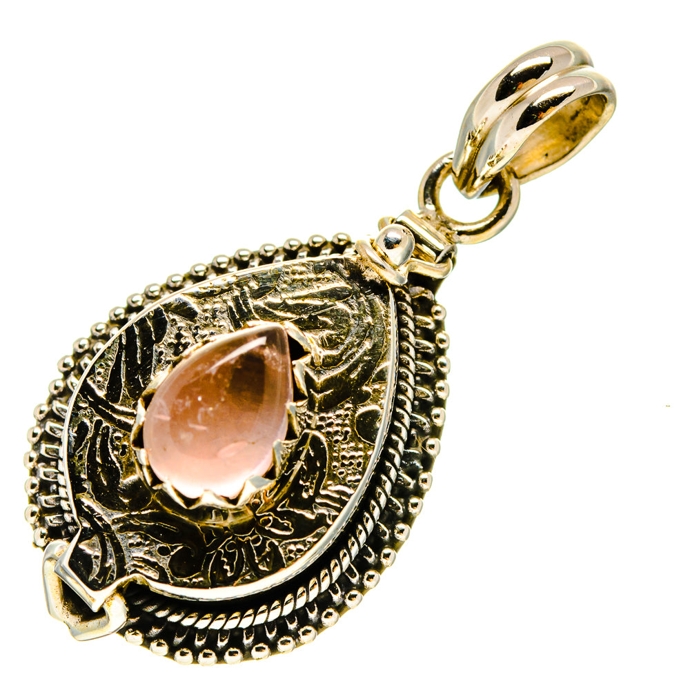 Rose Quartz Pendants handcrafted by Anasilvercos - PD756968