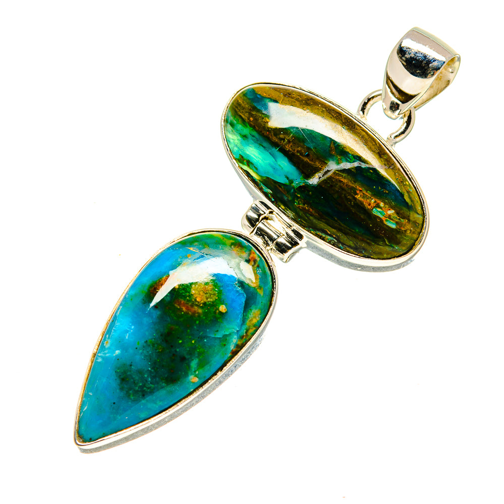 Chrysocolla Pendants handcrafted by Anasilvercos - PD756976