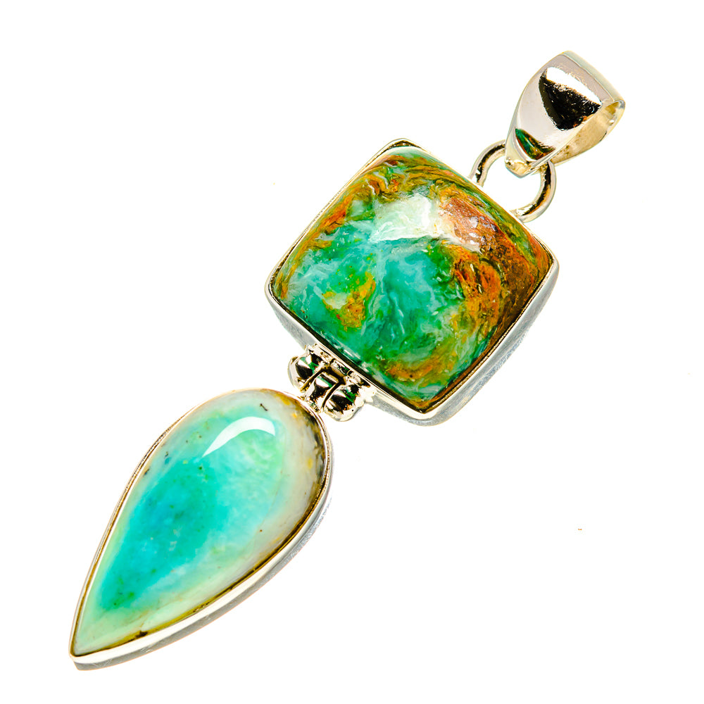 Peruvian Opal Pendants handcrafted by Anasilvercos - PD756977