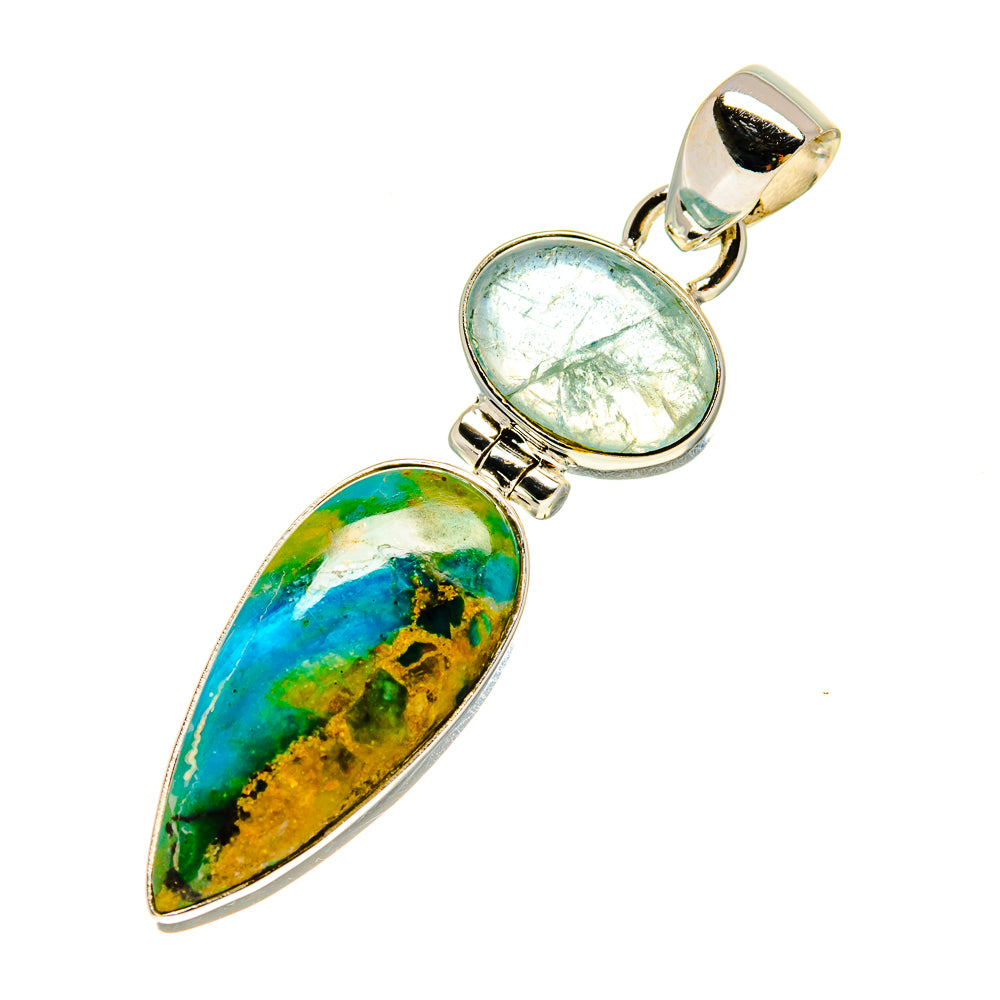 Chrysocolla Pendants handcrafted by Anasilvercos - PD756980