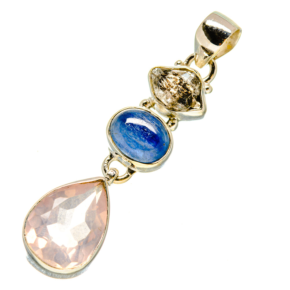 Rose Quartz Pendants handcrafted by Anasilvercos - PD756990