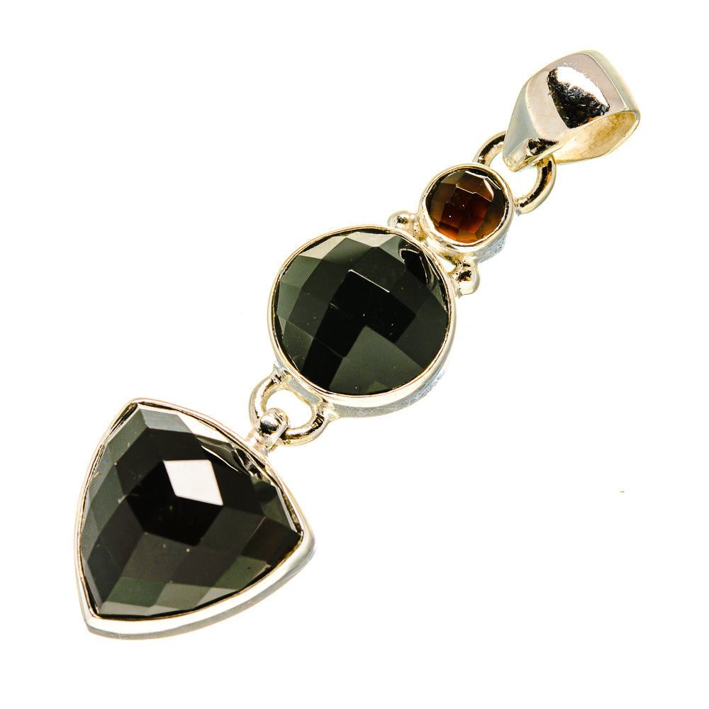 Black Onyx Pendants handcrafted by Anasilvercos - PD756991