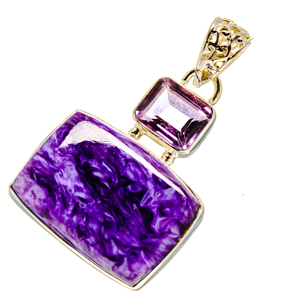 Charoite Pendants handcrafted by Anasilvercos - PD756999
