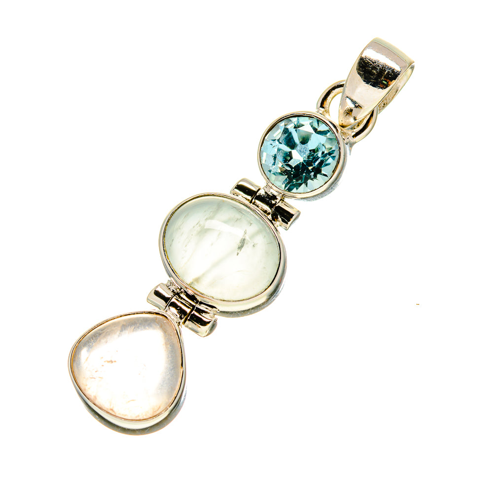 Aquamarine Pendants handcrafted by Anasilvercos - PD757003