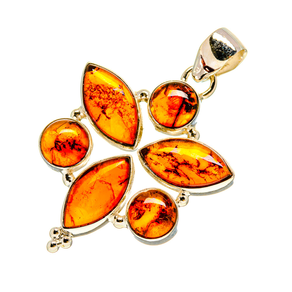 Baltic Amber Pendants handcrafted by Anasilvercos - PD757008