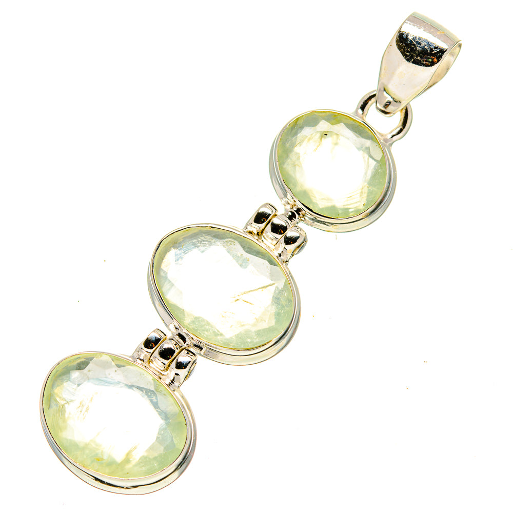 Prehnite Pendants handcrafted by Anasilvercos - PD757036