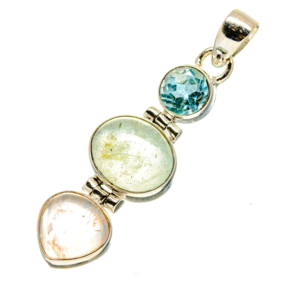 Prehnite Pendants handcrafted by Anasilvercos - PD757047