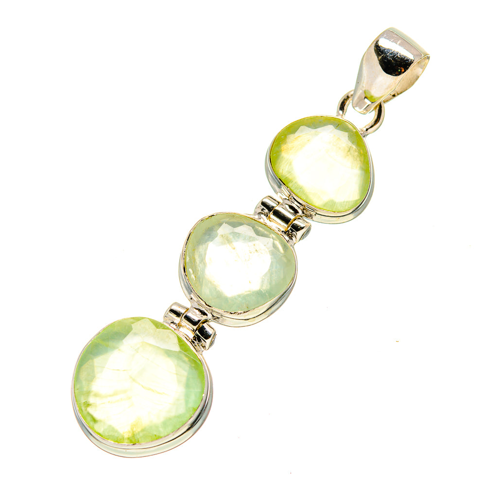 Prehnite Pendants handcrafted by Anasilvercos - PD757049
