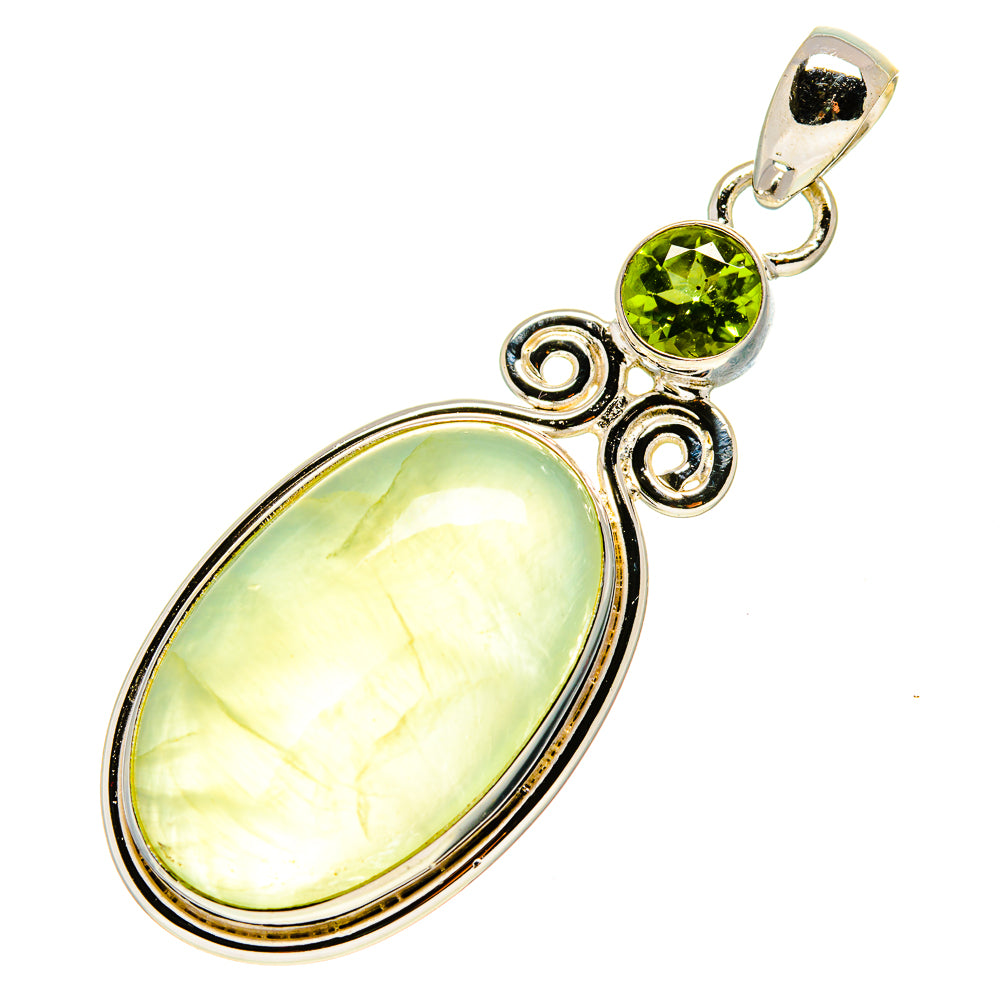 Prehnite Pendants handcrafted by Anasilvercos - PD757054