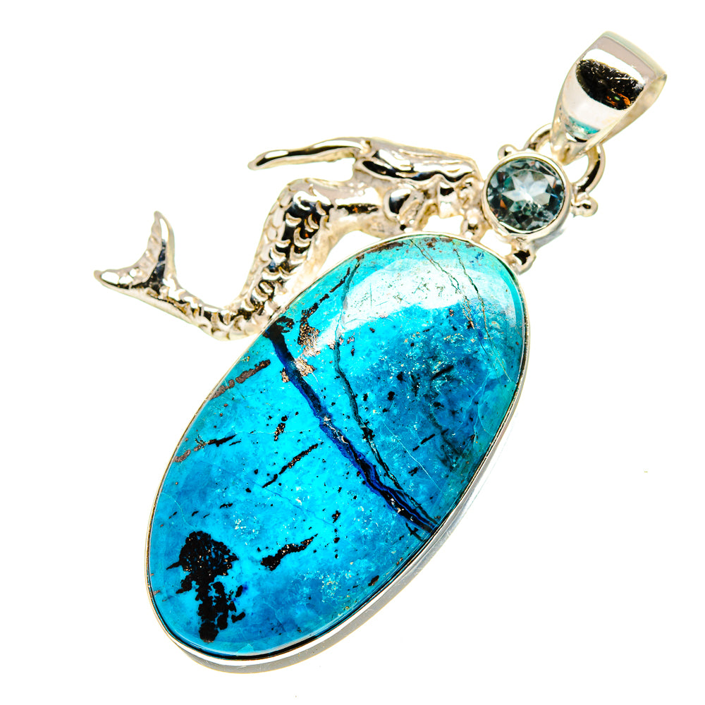 Chrysocolla Pendants handcrafted by Anasilvercos - PD757057