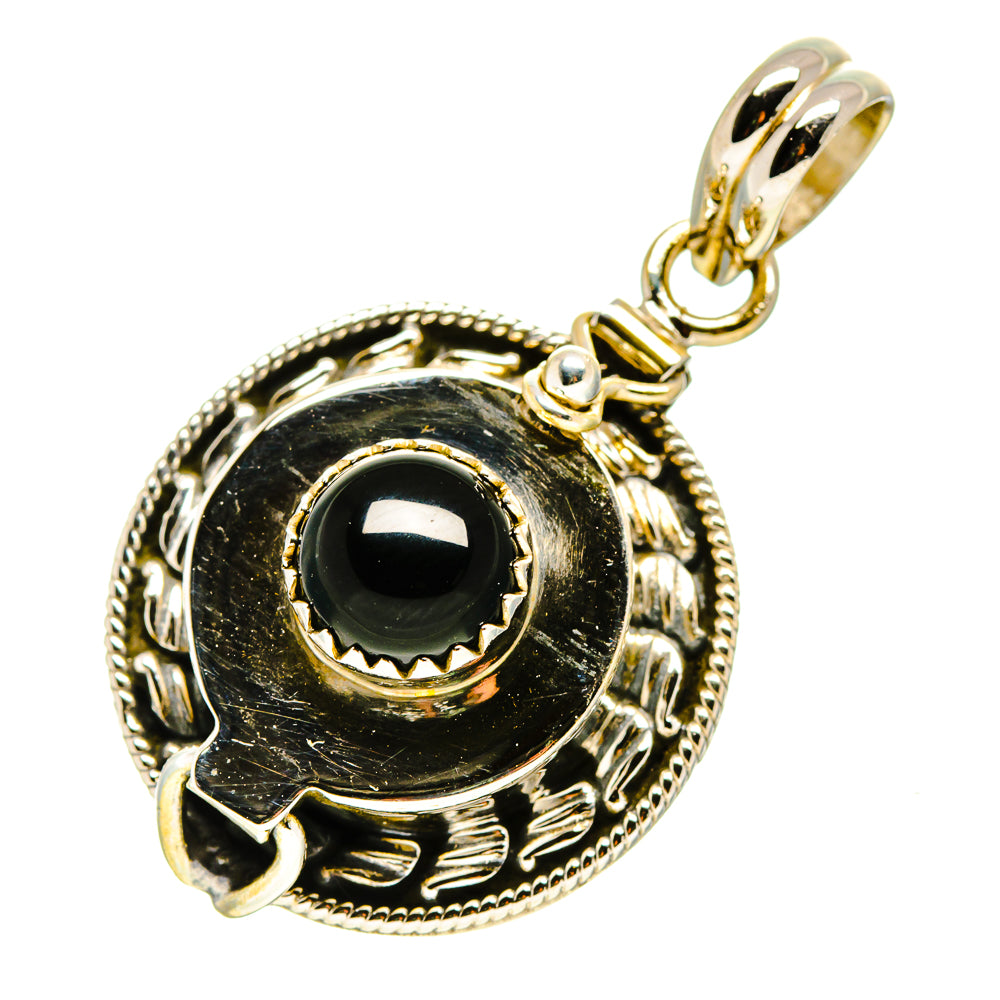 Black Onyx Pendants handcrafted by Anasilvercos - PD757071