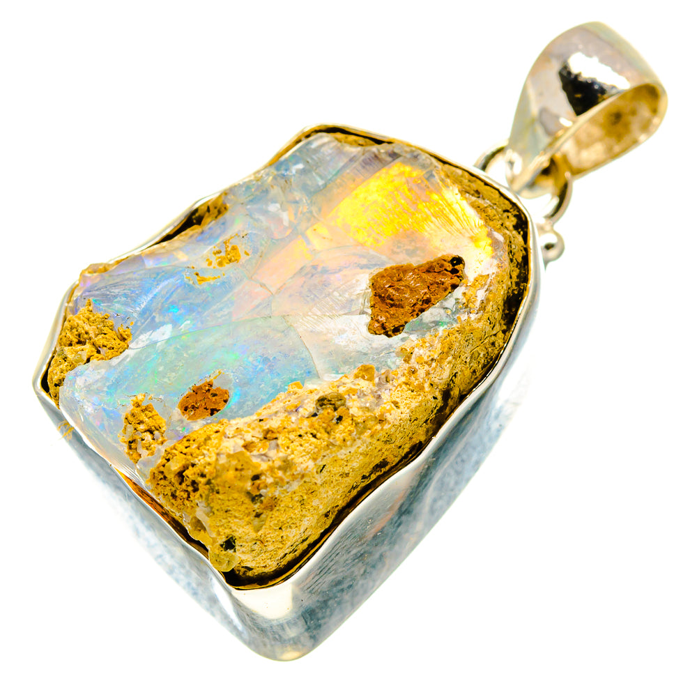 Ethiopian Opal Pendants handcrafted by Anasilvercos - PD757077