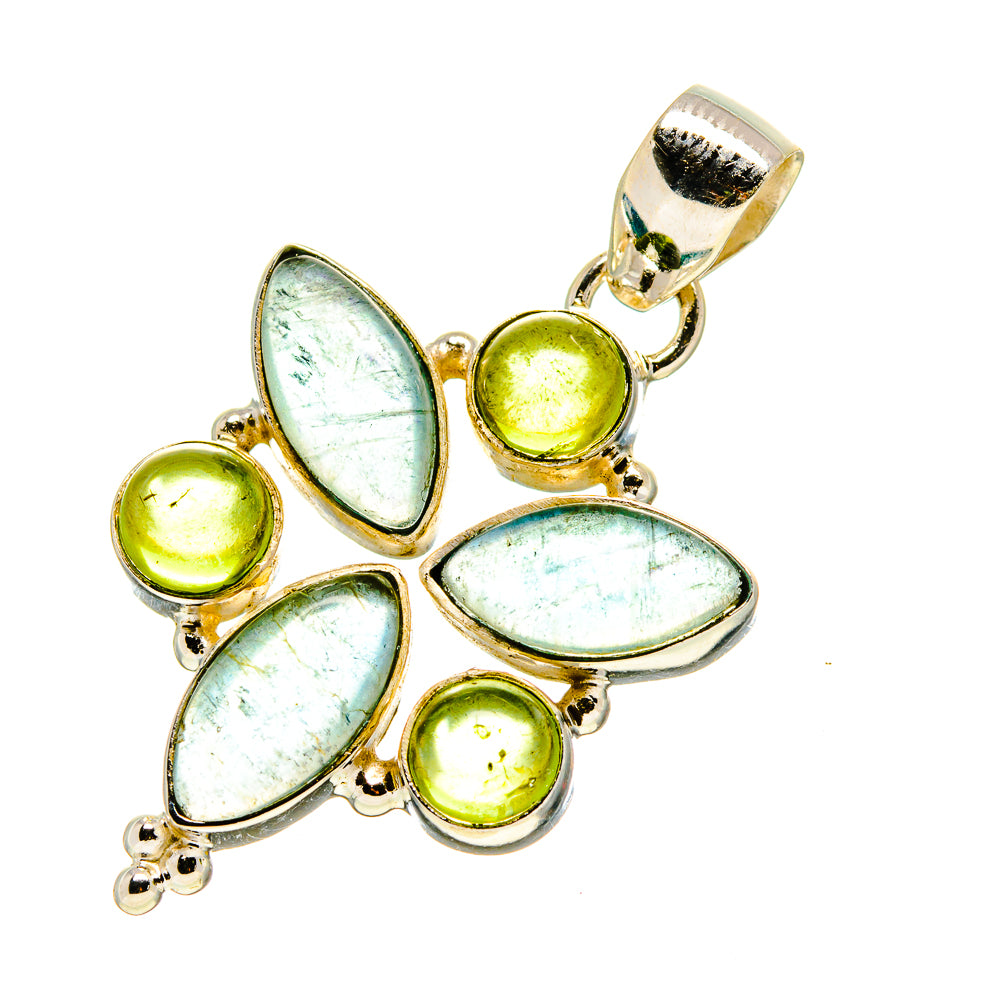 Aquamarine Pendants handcrafted by Anasilvercos - PD757100