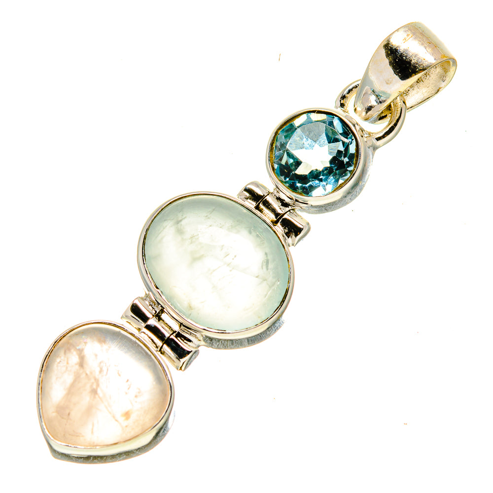 Aquamarine Pendants handcrafted by Anasilvercos - PD757106