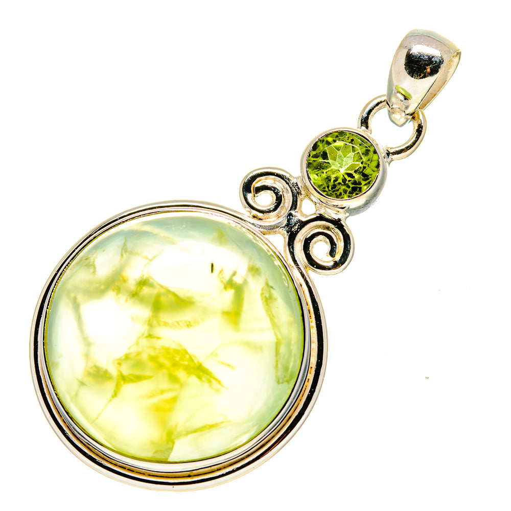 Prehnite Pendants handcrafted by Anasilvercos - PD757110