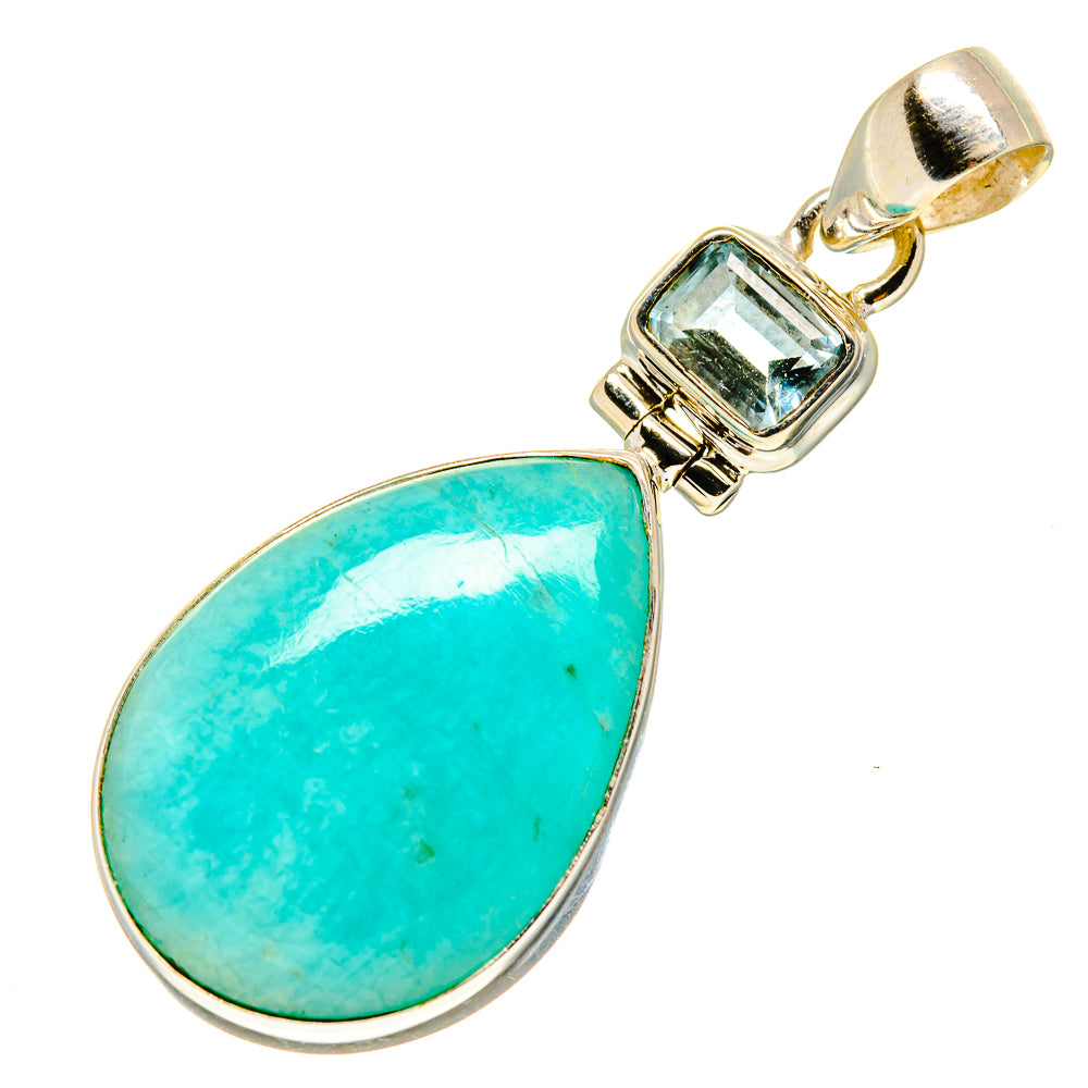Amazonite Pendants handcrafted by Anasilvercos - PD757142