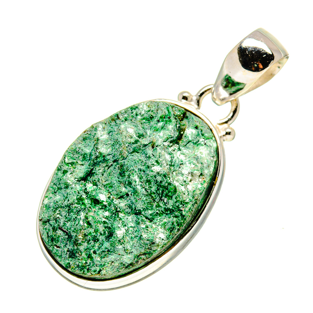 Green Fuchsite Pendants handcrafted by Anasilvercos - PD757146