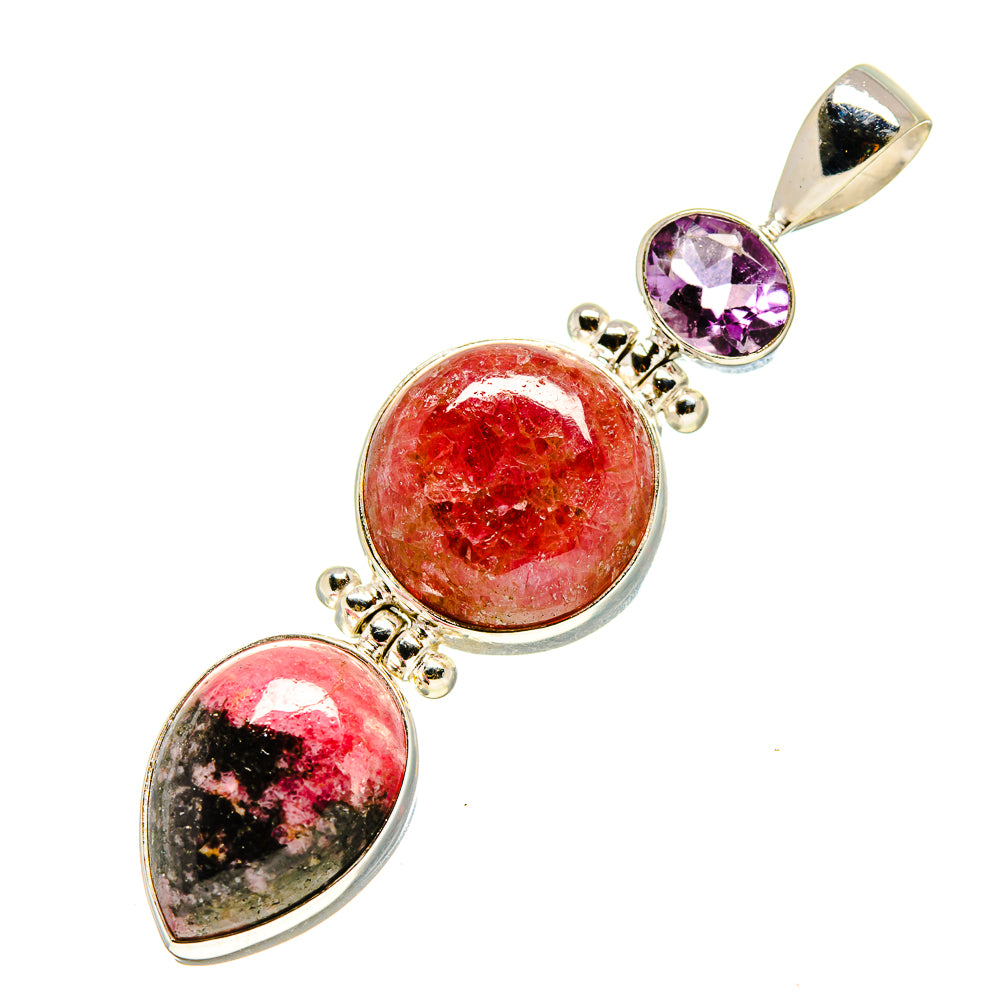 Rhodonite Pendants handcrafted by Anasilvercos - PD757154