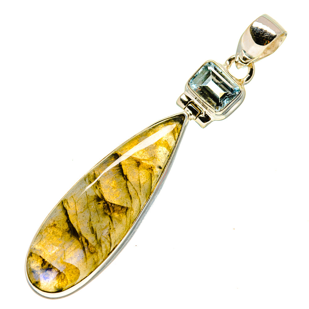 Labradorite Pendants handcrafted by Anasilvercos - PD757155