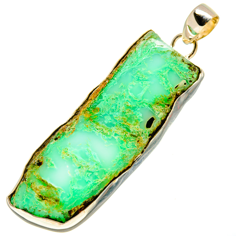 Green Fuchsite Pendants handcrafted by Anasilvercos - PD757156