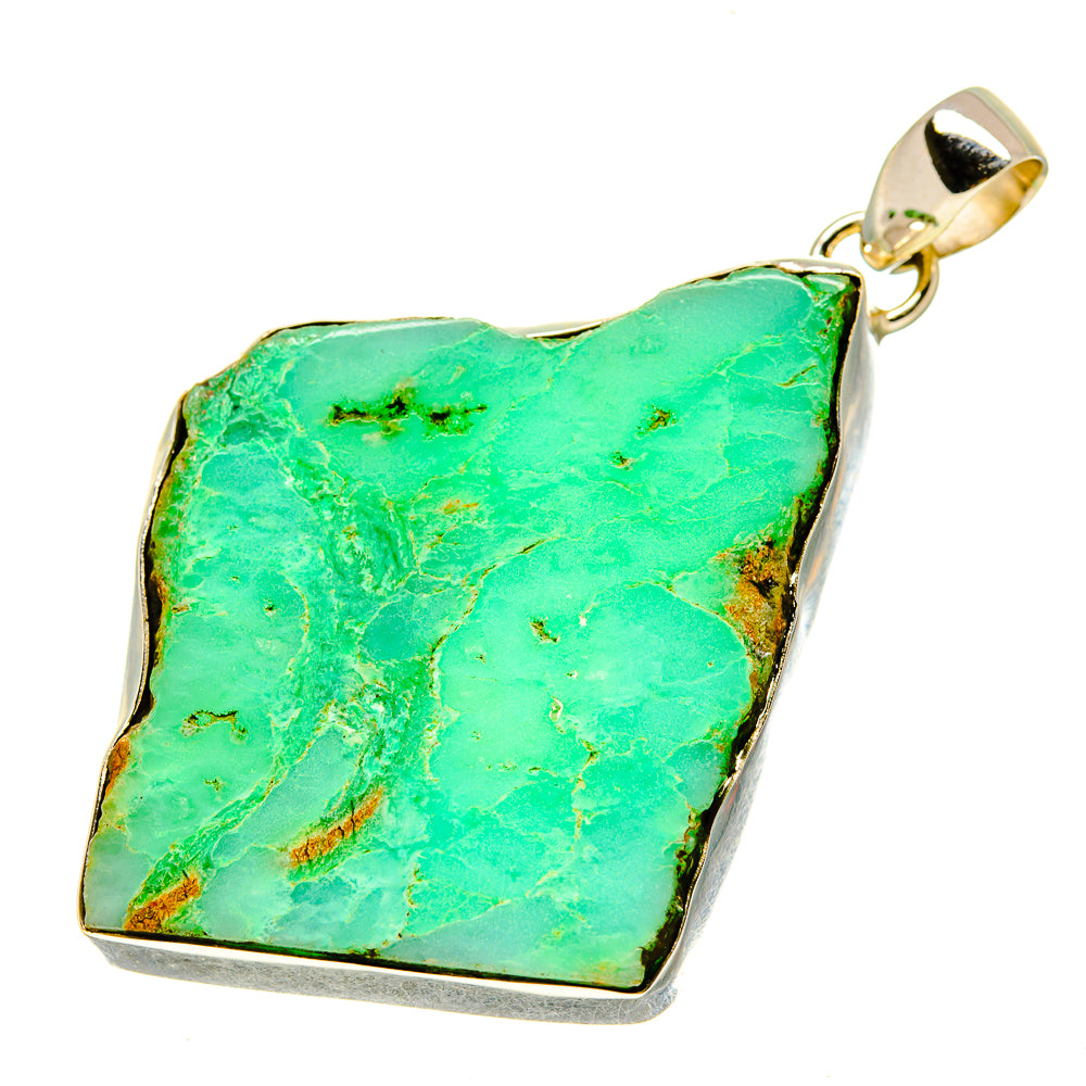 Green Fuchsite Pendants handcrafted by Anasilvercos - PD757157