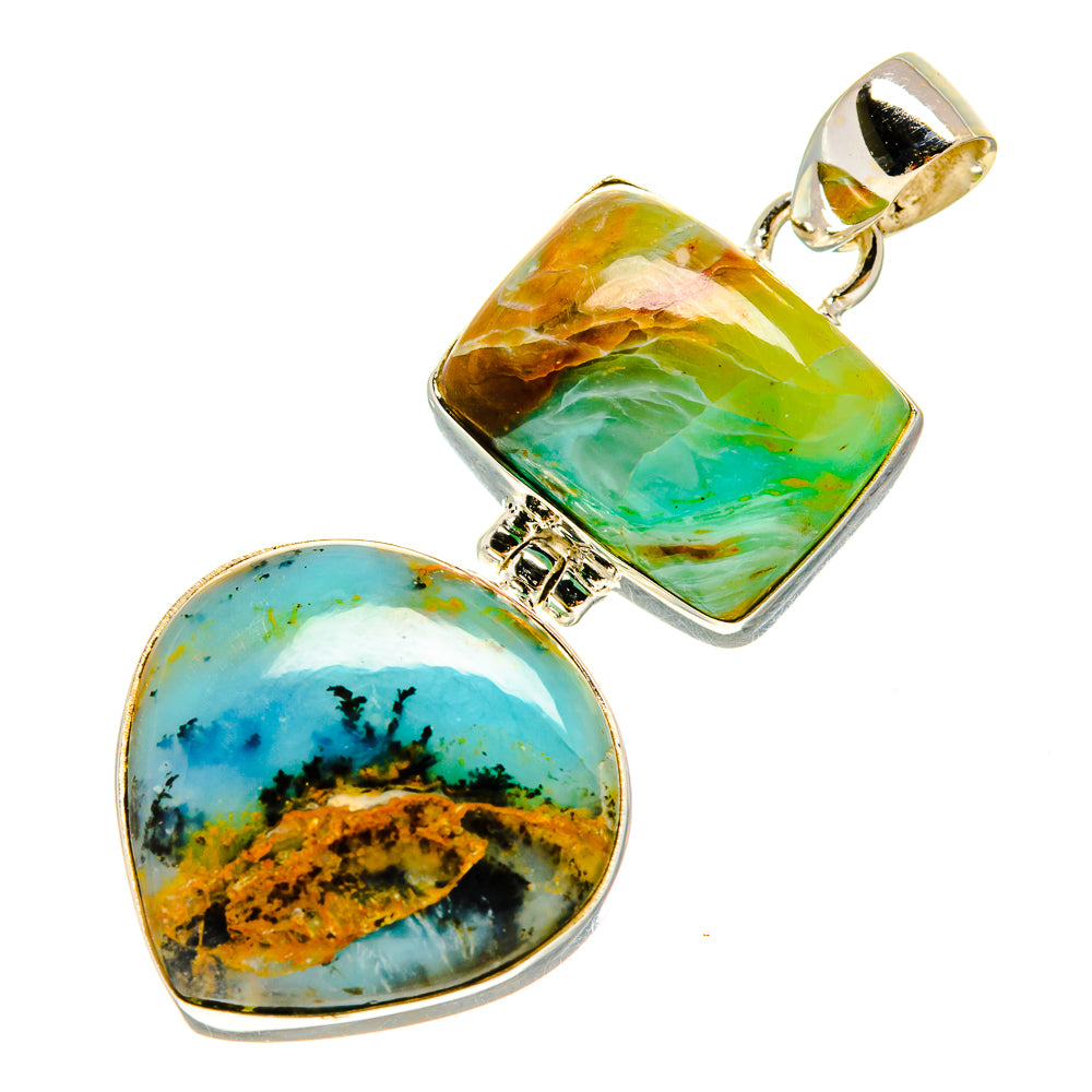 Peruvian Opal Pendants handcrafted by Anasilvercos - PD757178