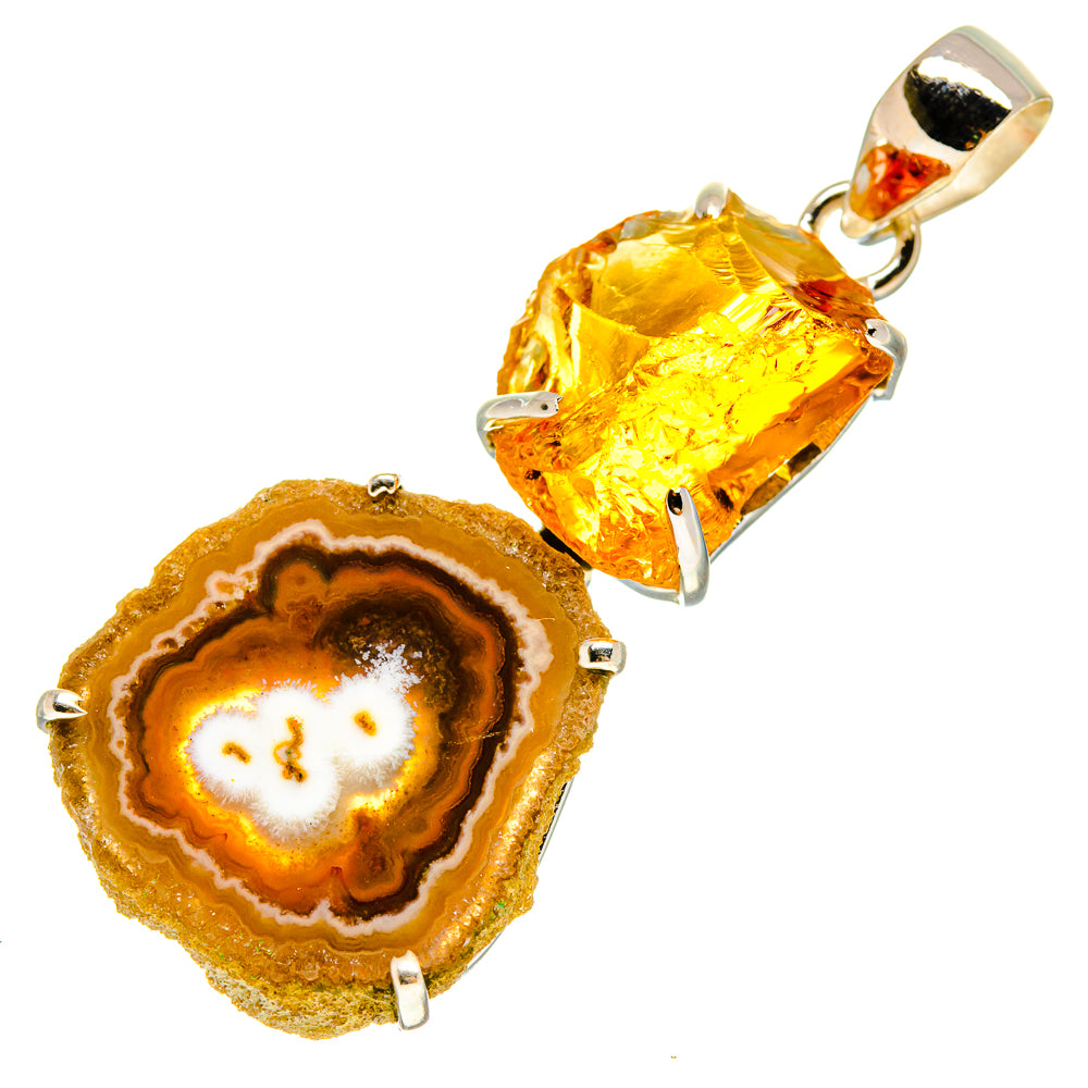 Solar Quartz Pendants handcrafted by Anasilvercos - PD757183