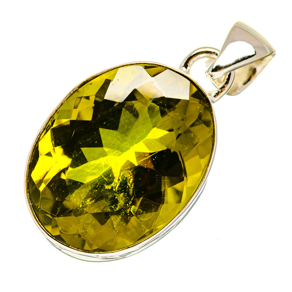 Lemon Quartz Pendants handcrafted by Anasilvercos - PD757191