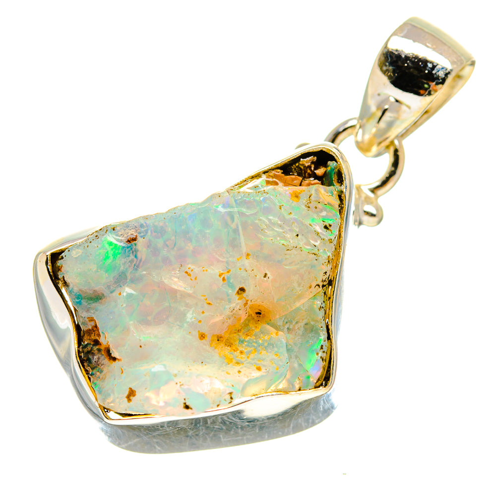 Ethiopian Opal Pendants handcrafted by Anasilvercos - PD757204