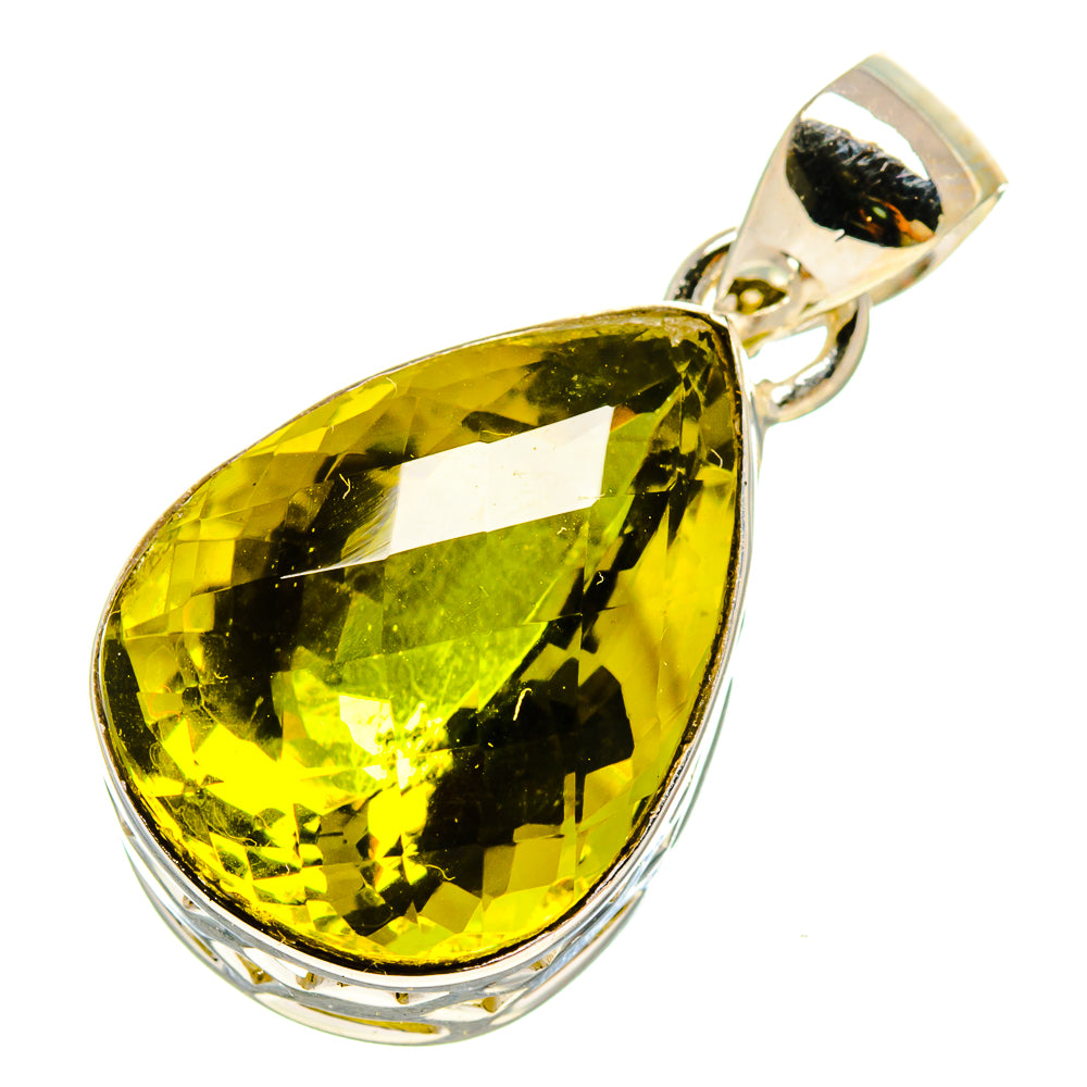 Lemon Quartz Pendants handcrafted by Anasilvercos - PD757210