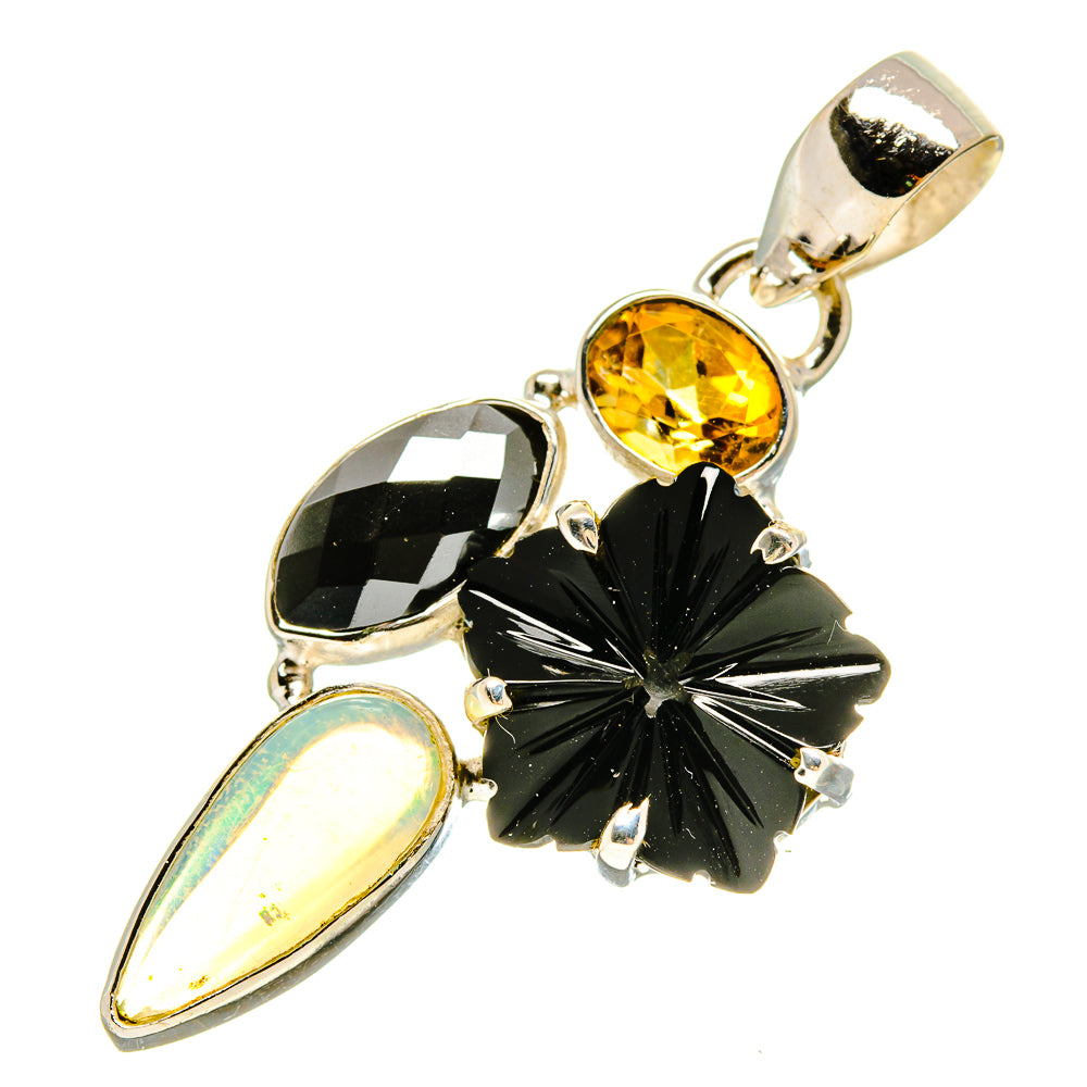 Black Onyx Pendants handcrafted by Anasilvercos - PD757224