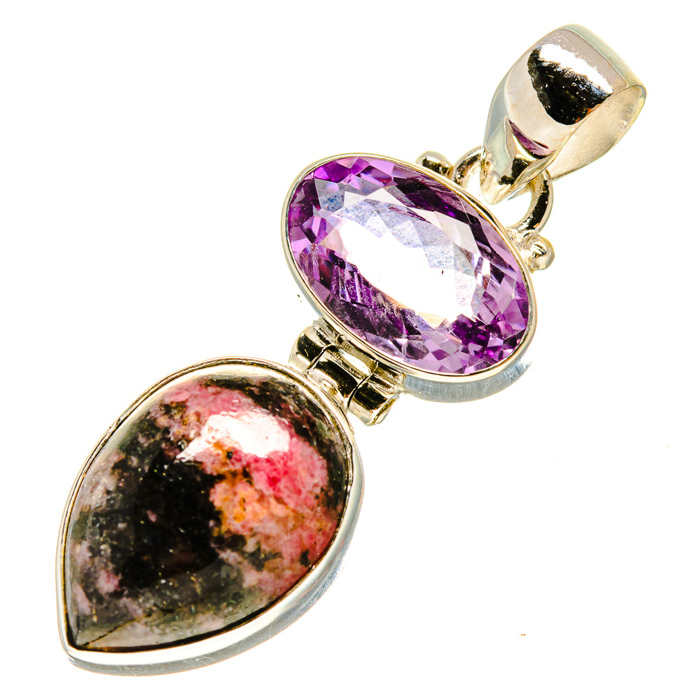 Rhodonite Pendants handcrafted by Anasilvercos - PD757233