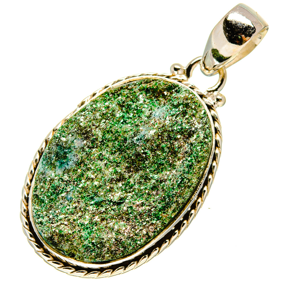 Green Fuchsite Pendants handcrafted by Anasilvercos - PD757237