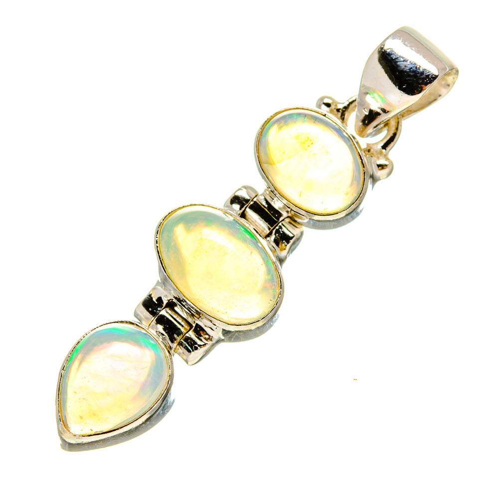 Ethiopian Opal Pendants handcrafted by Anasilvercos - PD757239