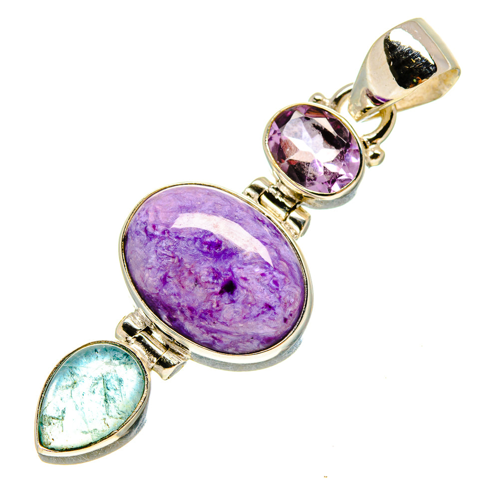 Charoite Pendants handcrafted by Anasilvercos - PD757251