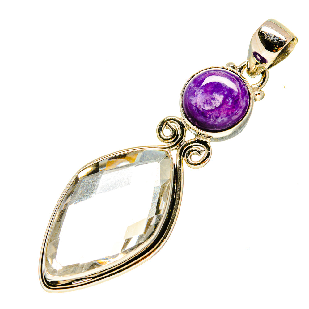 White Quartz Pendants handcrafted by Anasilvercos - PD757275