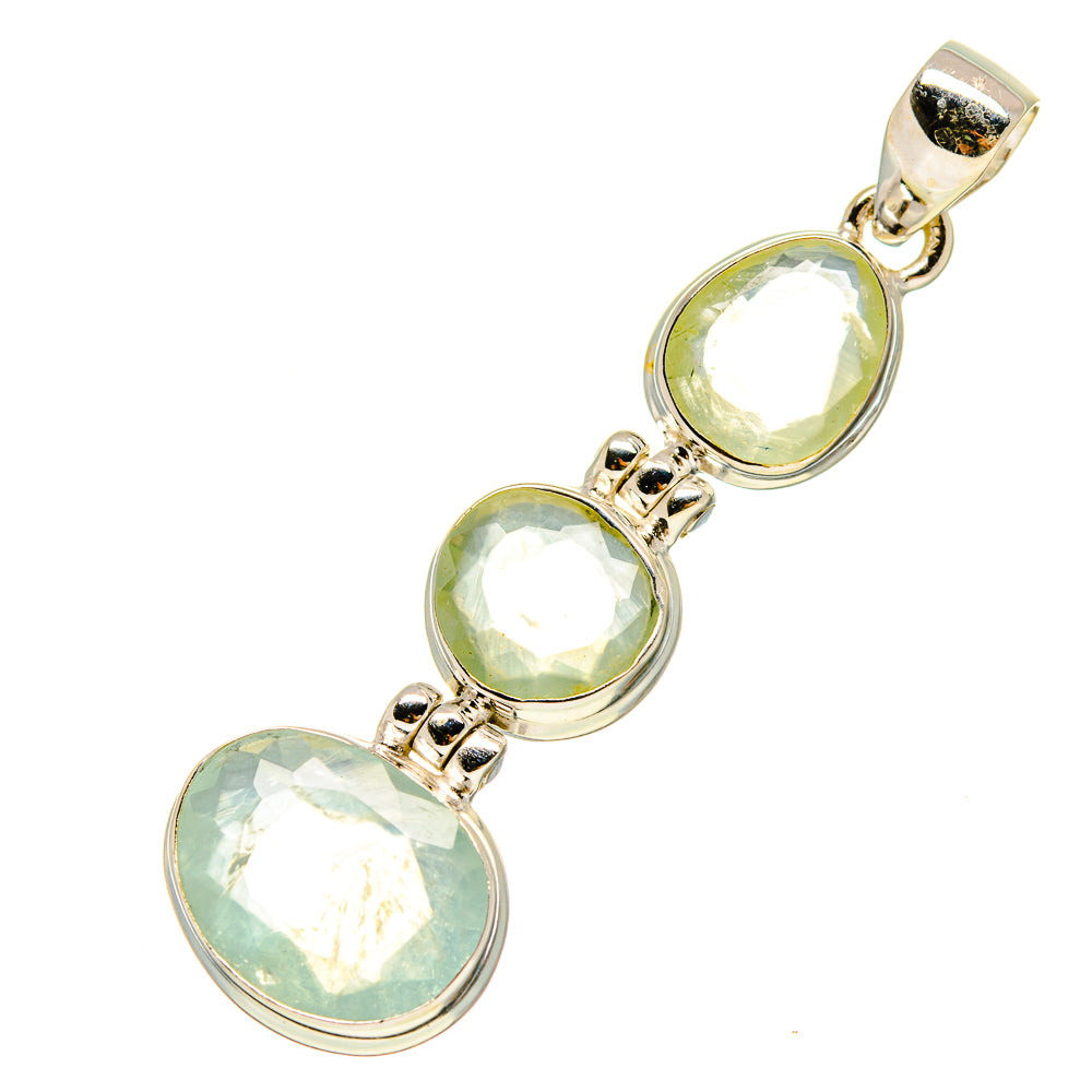 Prehnite Pendants handcrafted by Anasilvercos - PD757281