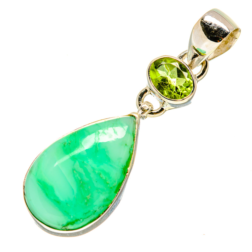 Chrysoprase Pendants handcrafted by Anasilvercos - PD757287
