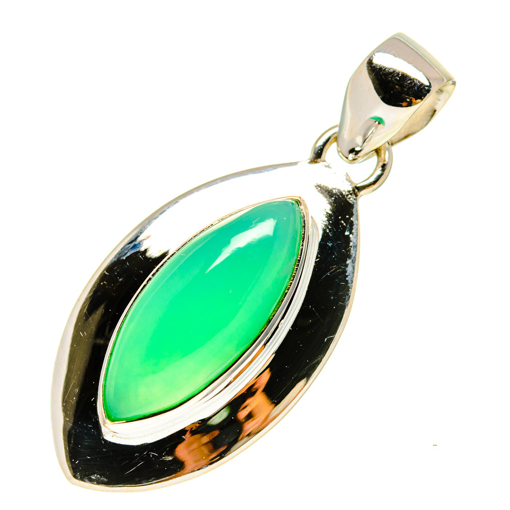 Chrysoprase Pendants handcrafted by Anasilvercos - PD757293
